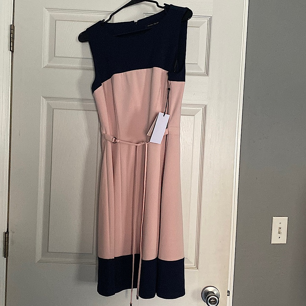 Ivanka Trump A-Line belted dress NWT size 10